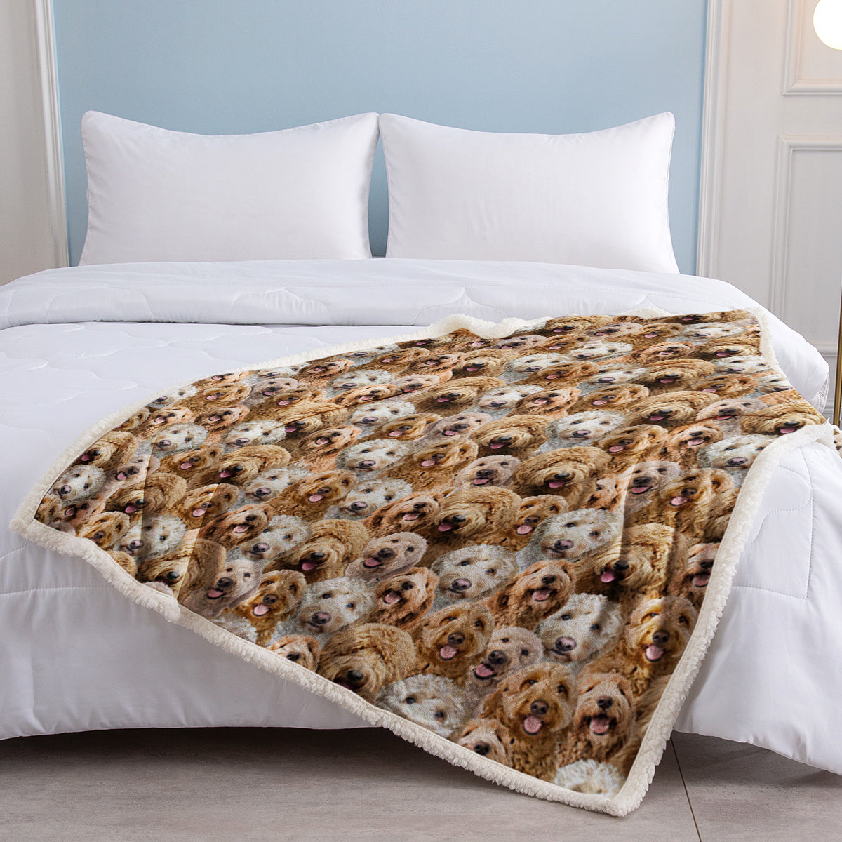Cockapoos Fleece Blanket For Kids or Adults