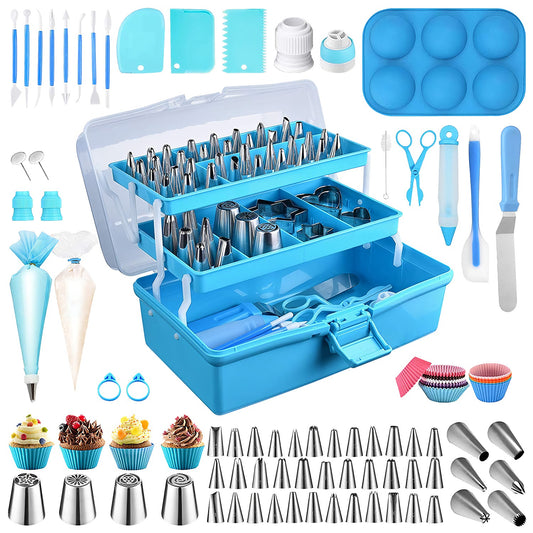 Cake Decorating & Baking Accessories, 236 Pcs With Storage Box