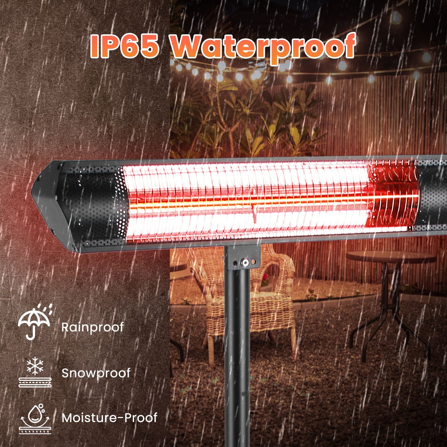 Infrared Heater With Stand Electric