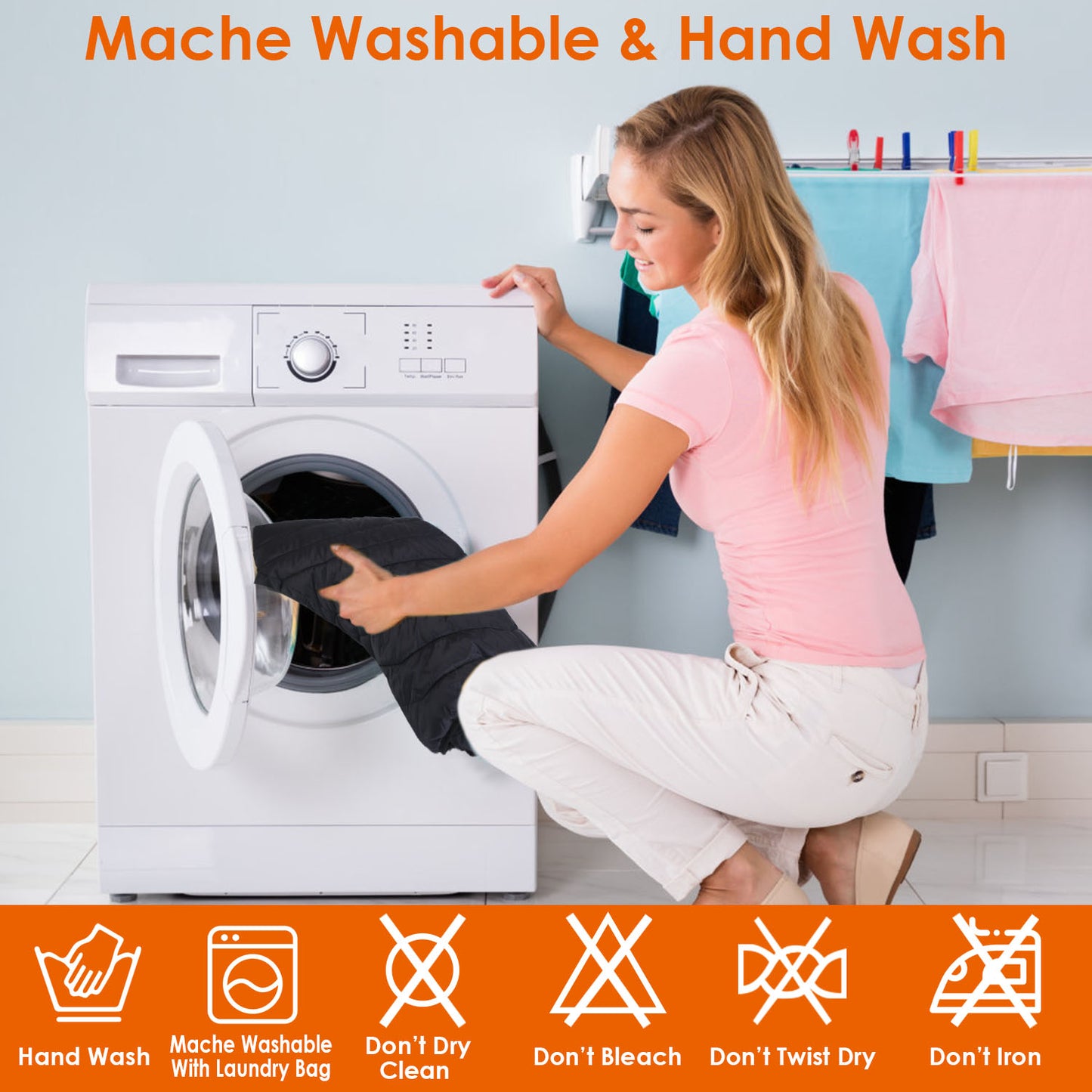 Heated Electric jacket With 3-Level Heating Modes