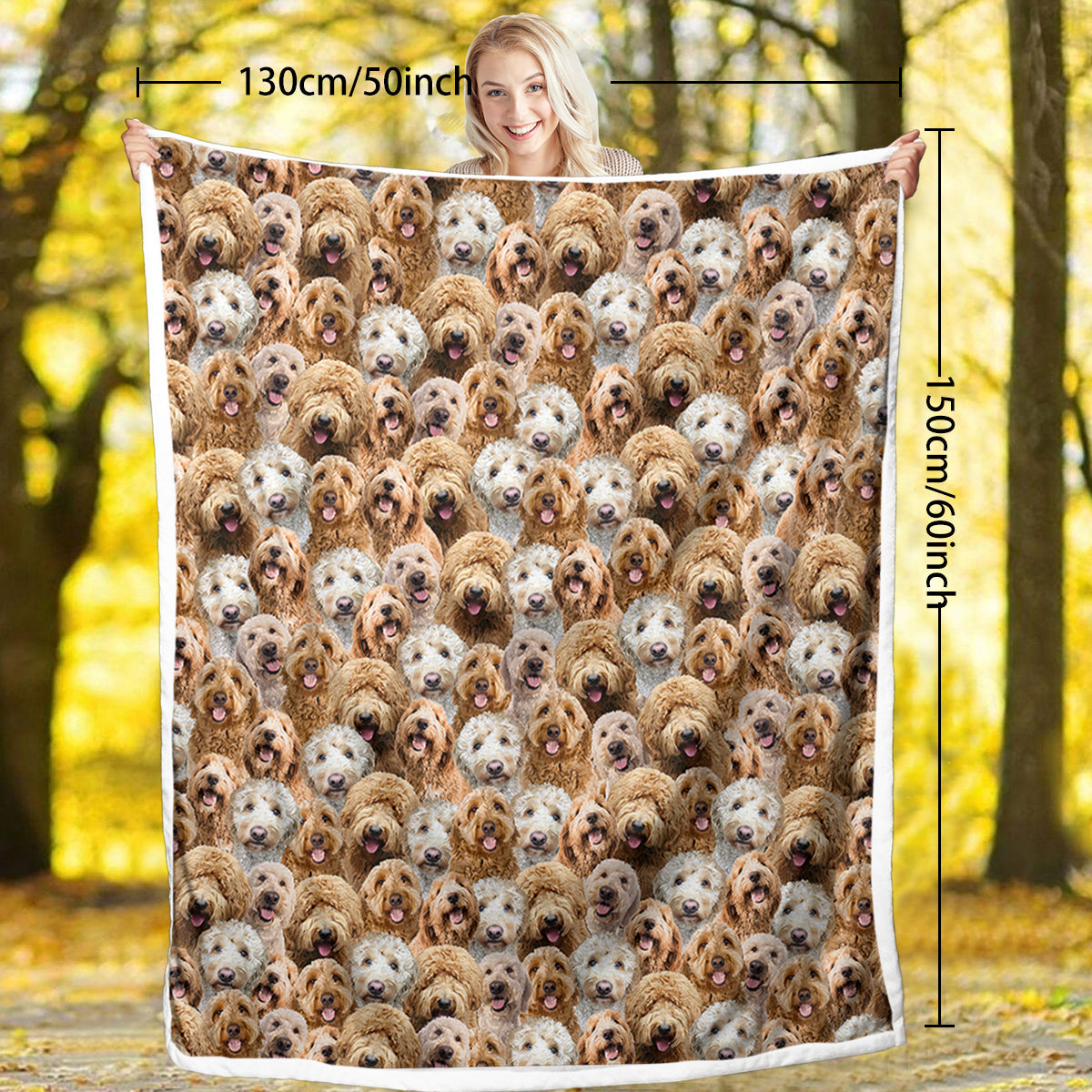 Cockapoos Fleece Blanket For Kids or Adults
