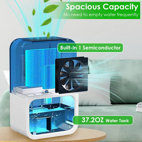 Dehumidifier With Sleep Mode, 1-24H Timer & 7-Color Lighting
