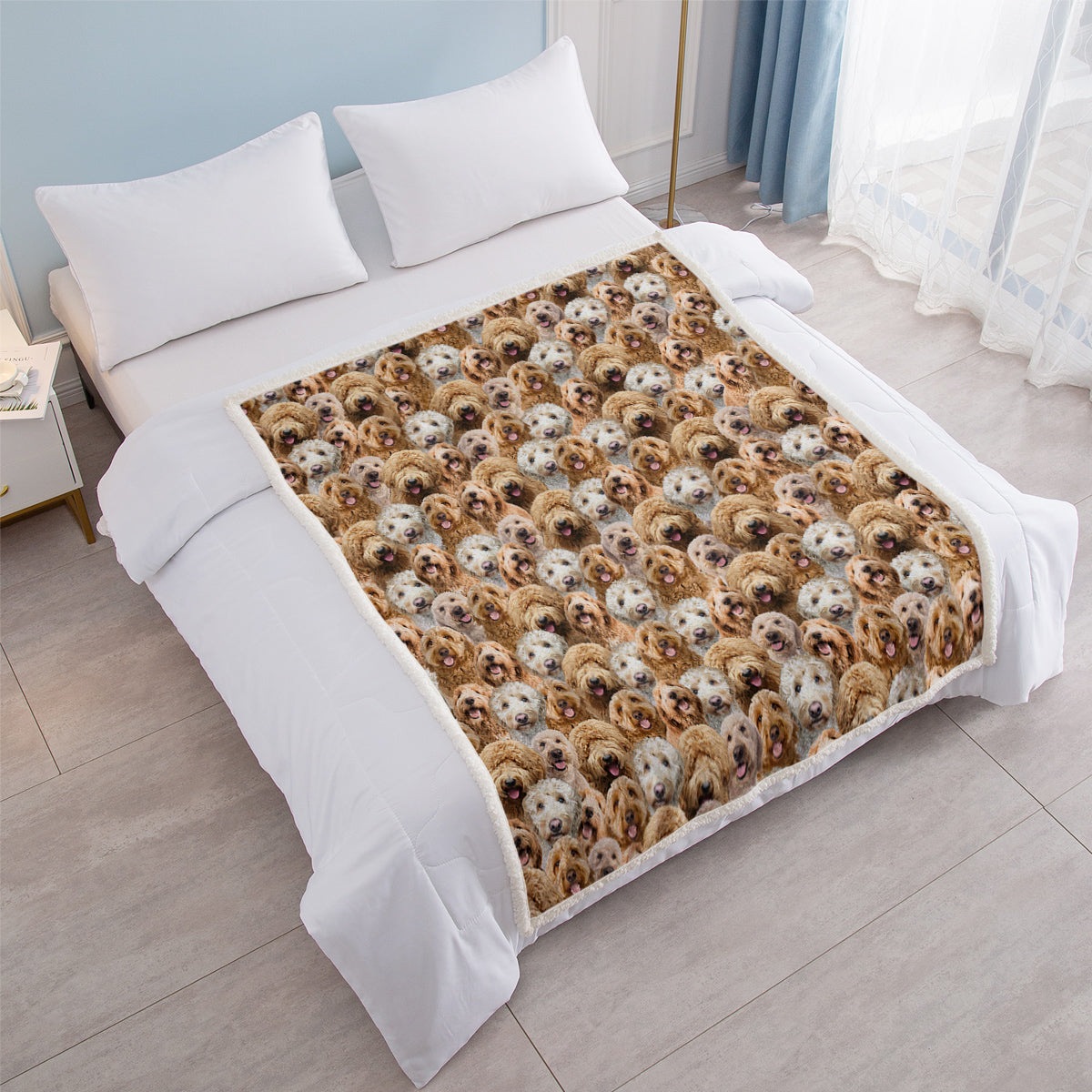 Cockapoos Fleece Blanket For Kids or Adults