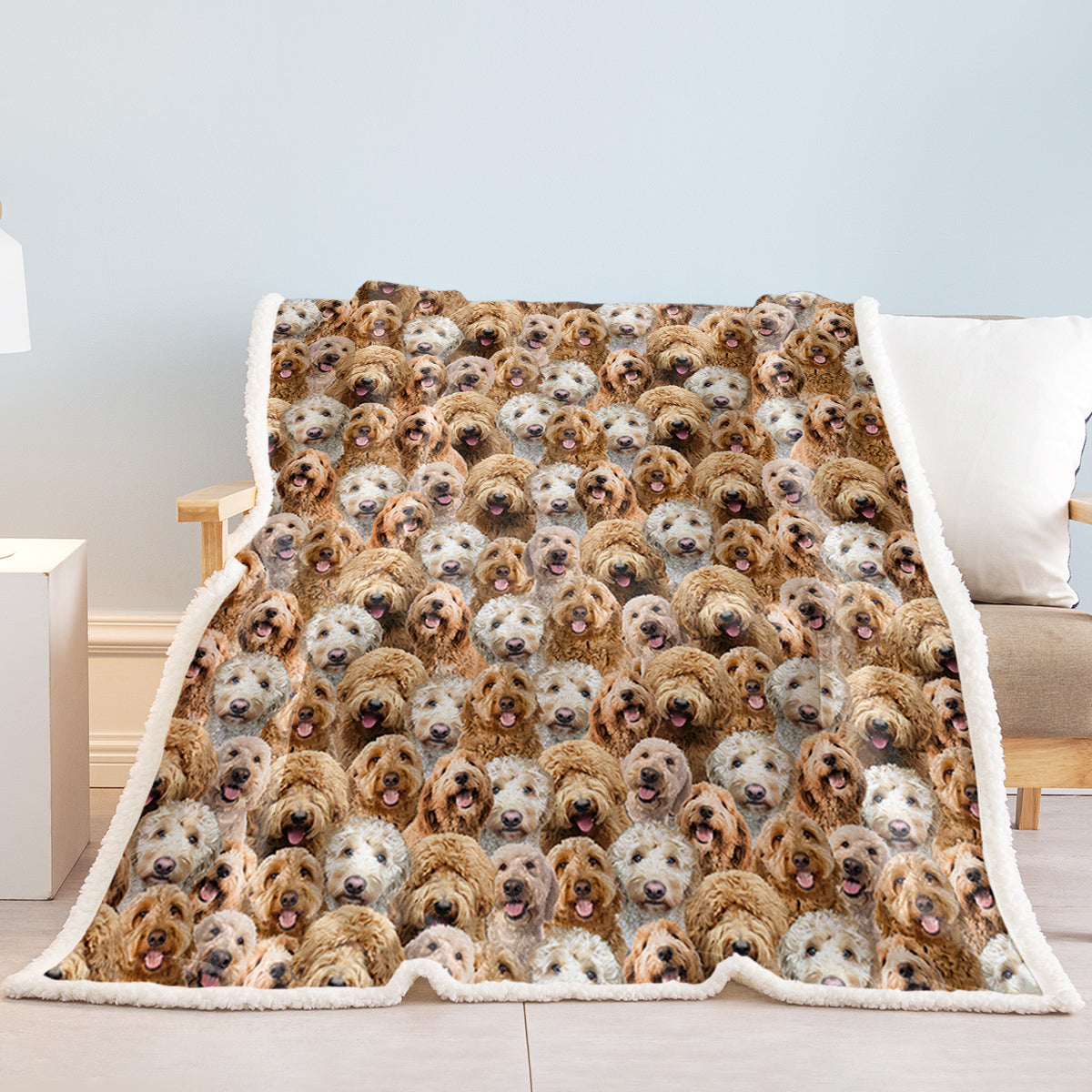 Cockapoos Fleece Blanket For Kids or Adults