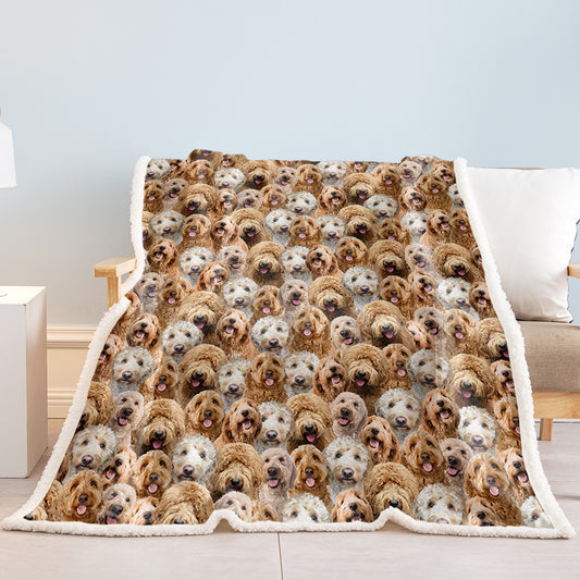 Cockapoos Fleece Blanket For Kids or Adults