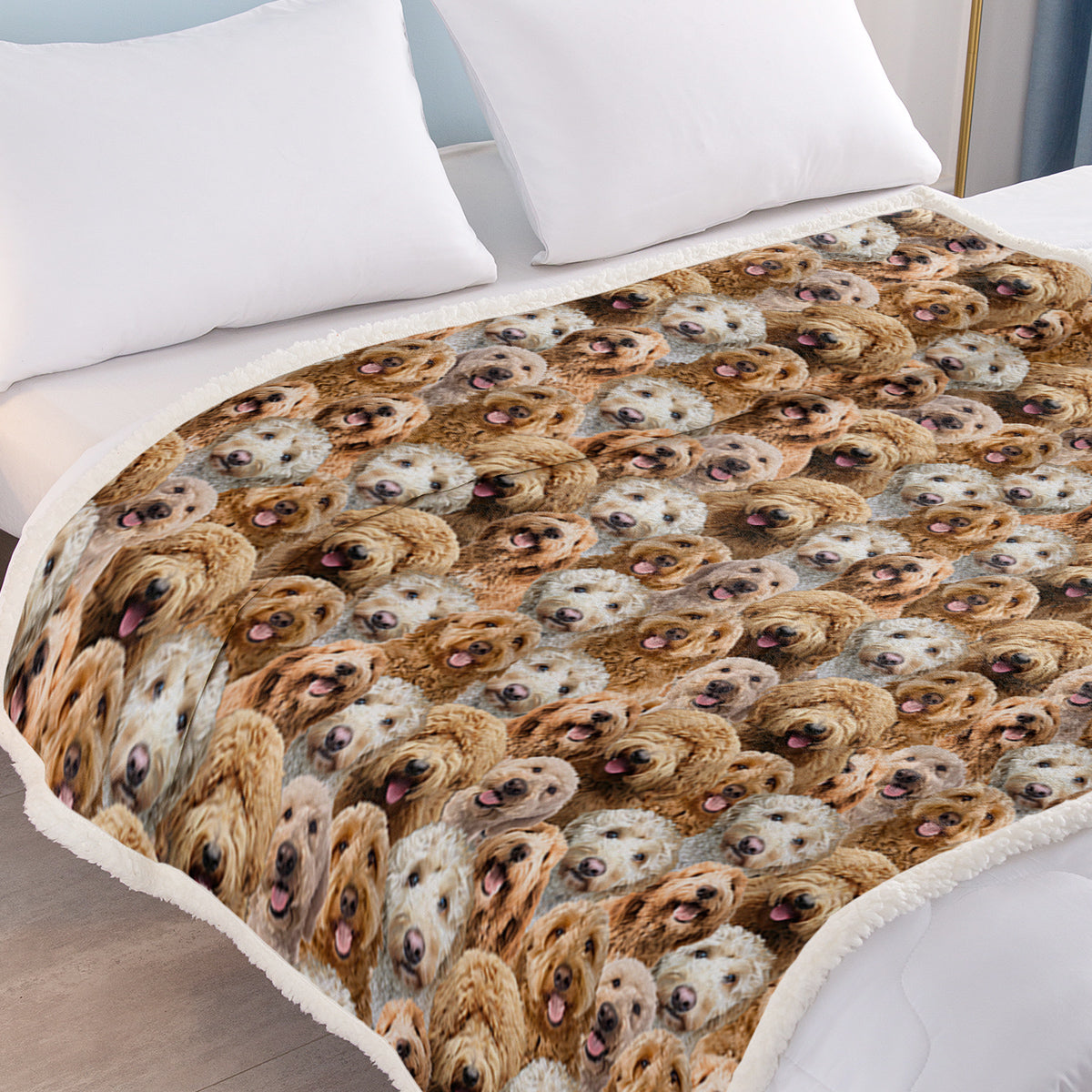 Cockapoos Fleece Blanket For Kids or Adults