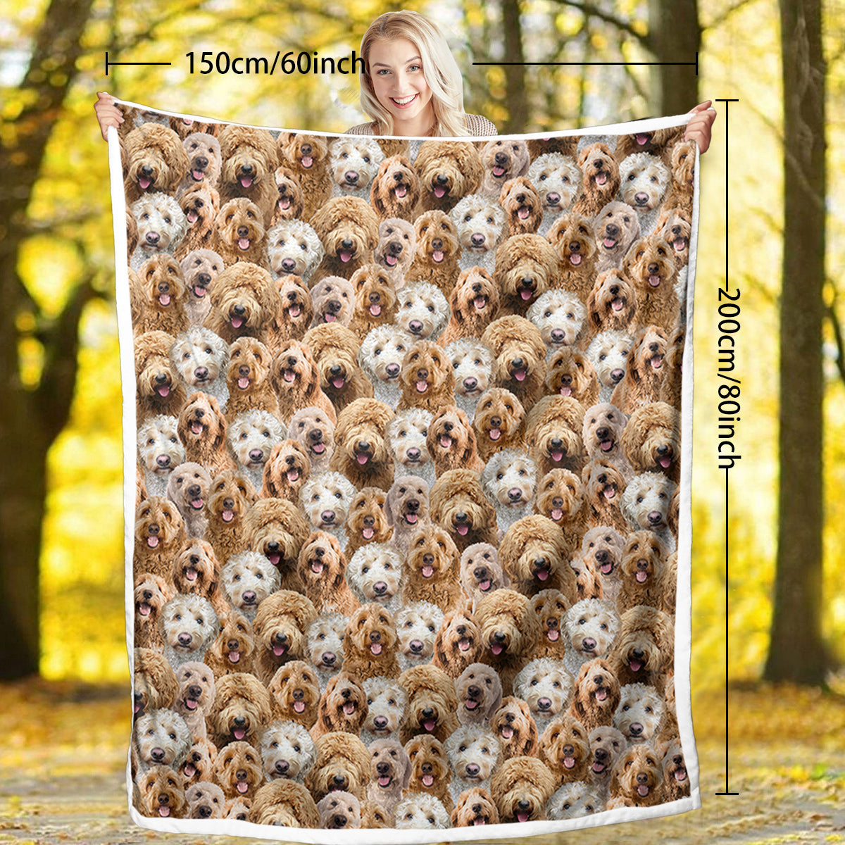 Cockapoos Fleece Blanket For Kids or Adults
