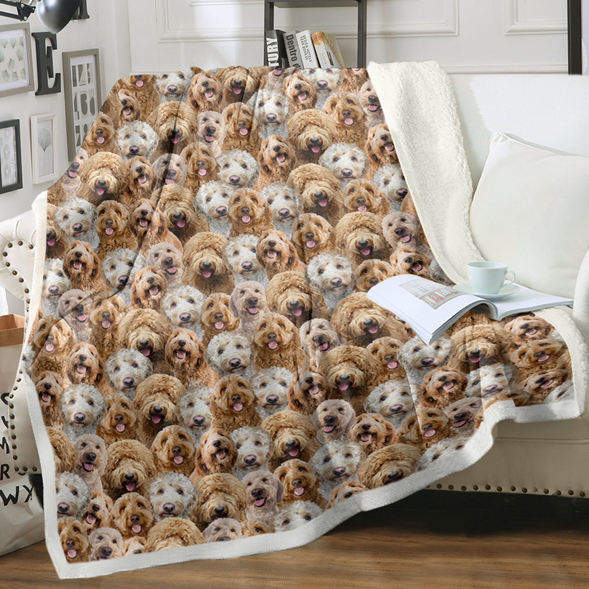 Cockapoos Fleece Blanket For Kids or Adults
